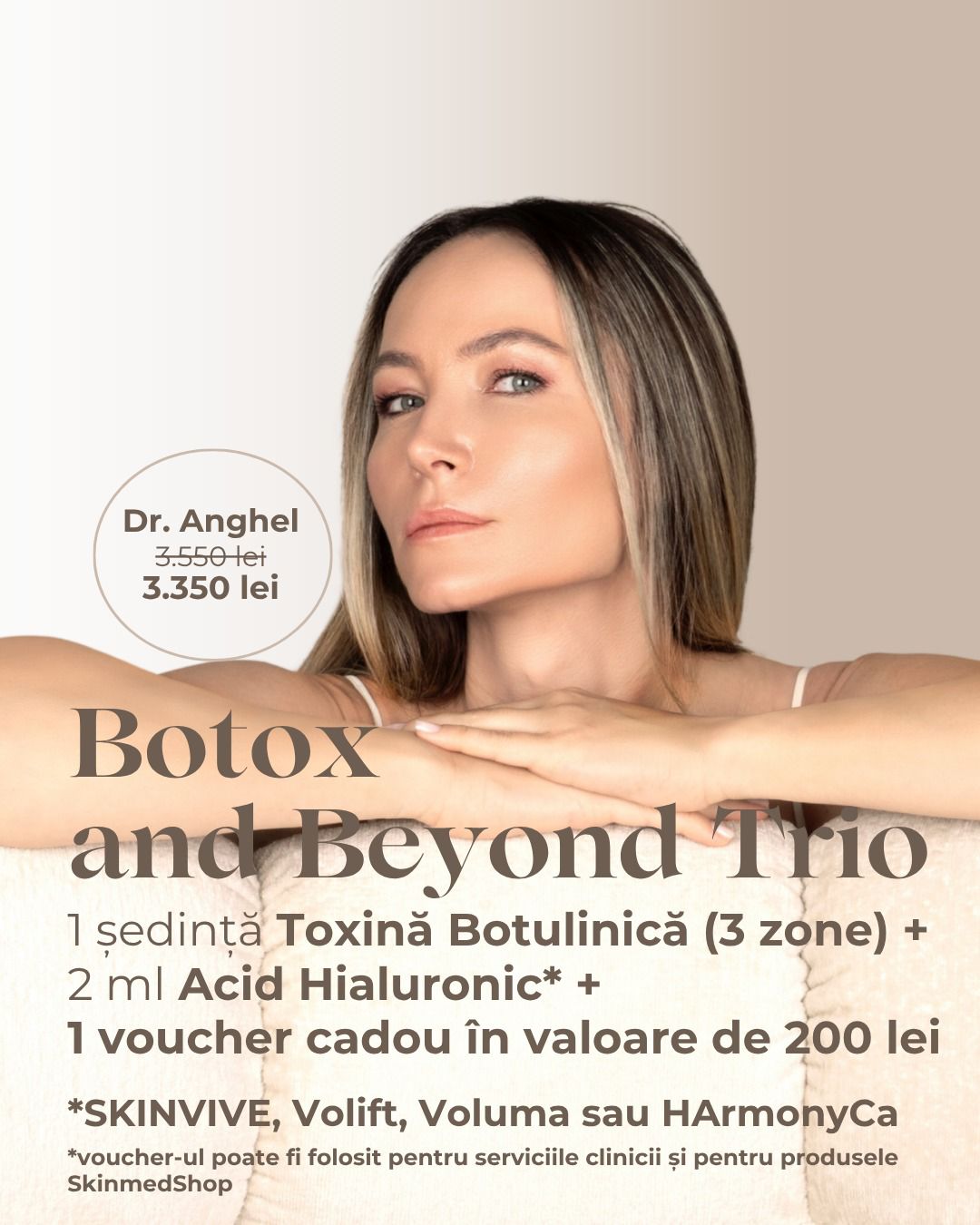 oferta botox beyond trio aprilie 2026 mobil skinmed clinic